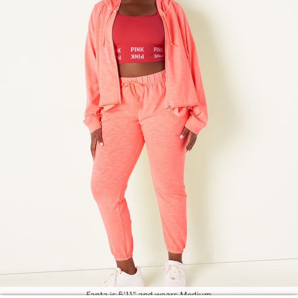 NWT Victoria’s Secret cotton zip hoodie - Picture 4 of 6